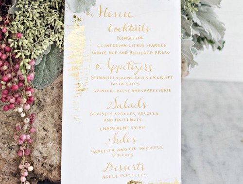 The Ultimate NYE Menu