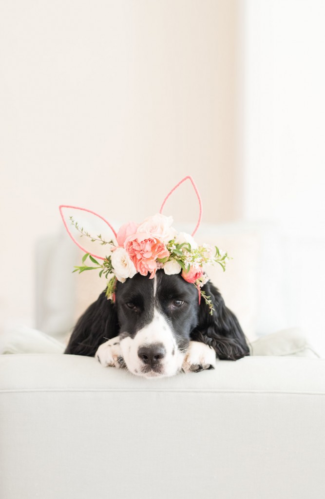 DIY Floral Bunny Ears