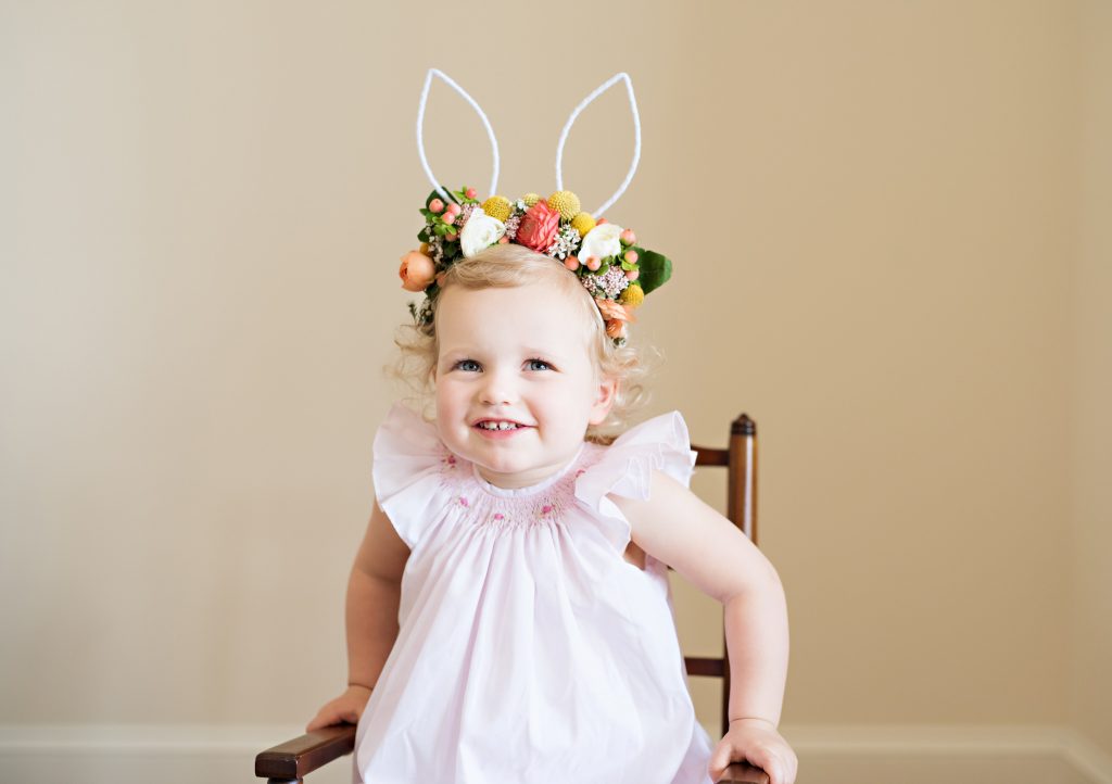 DIY Floral Bunny Ears