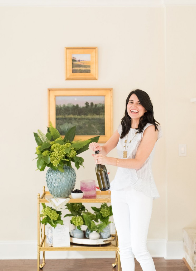 Bar Cart with Birch Lane