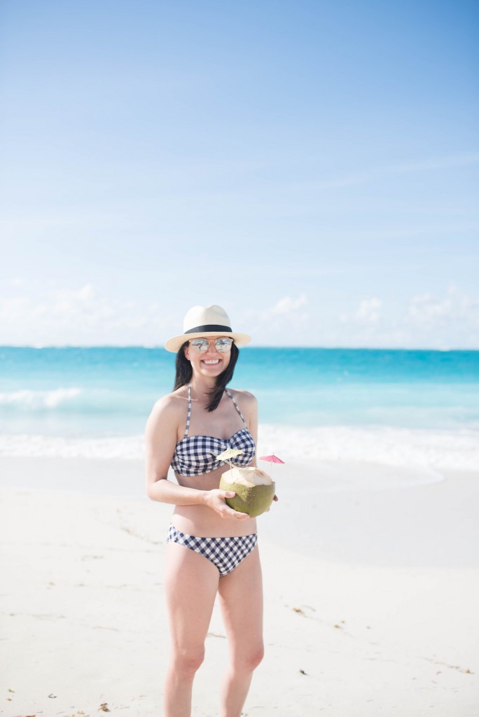 J.Crew Check Bathing Suit JetBlue Getaway