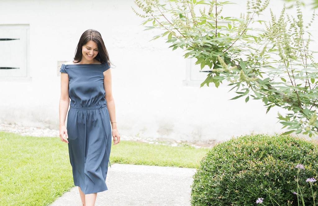 Navy Tibi Dress