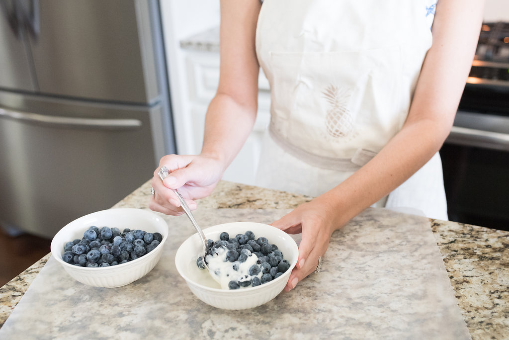 Frozen Yogurt Blueberries