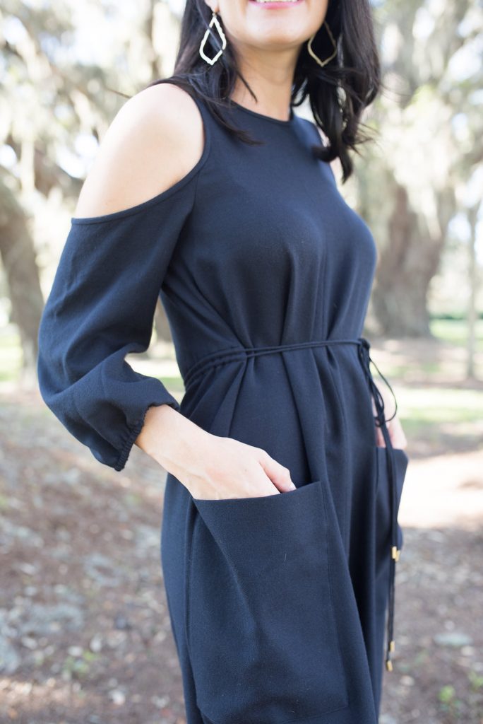 Tibi Navy Holiday Dress