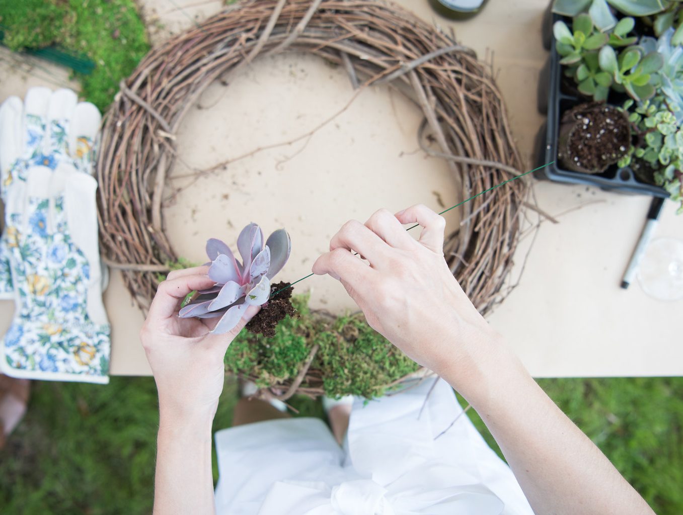 DIY Succulent Wreaths