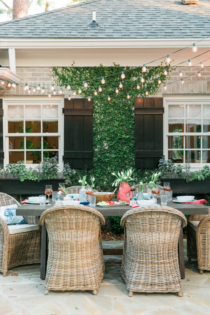 Outdoor Patio Tablescape